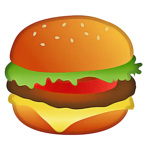 Cartoon Cheeseburger Illustration