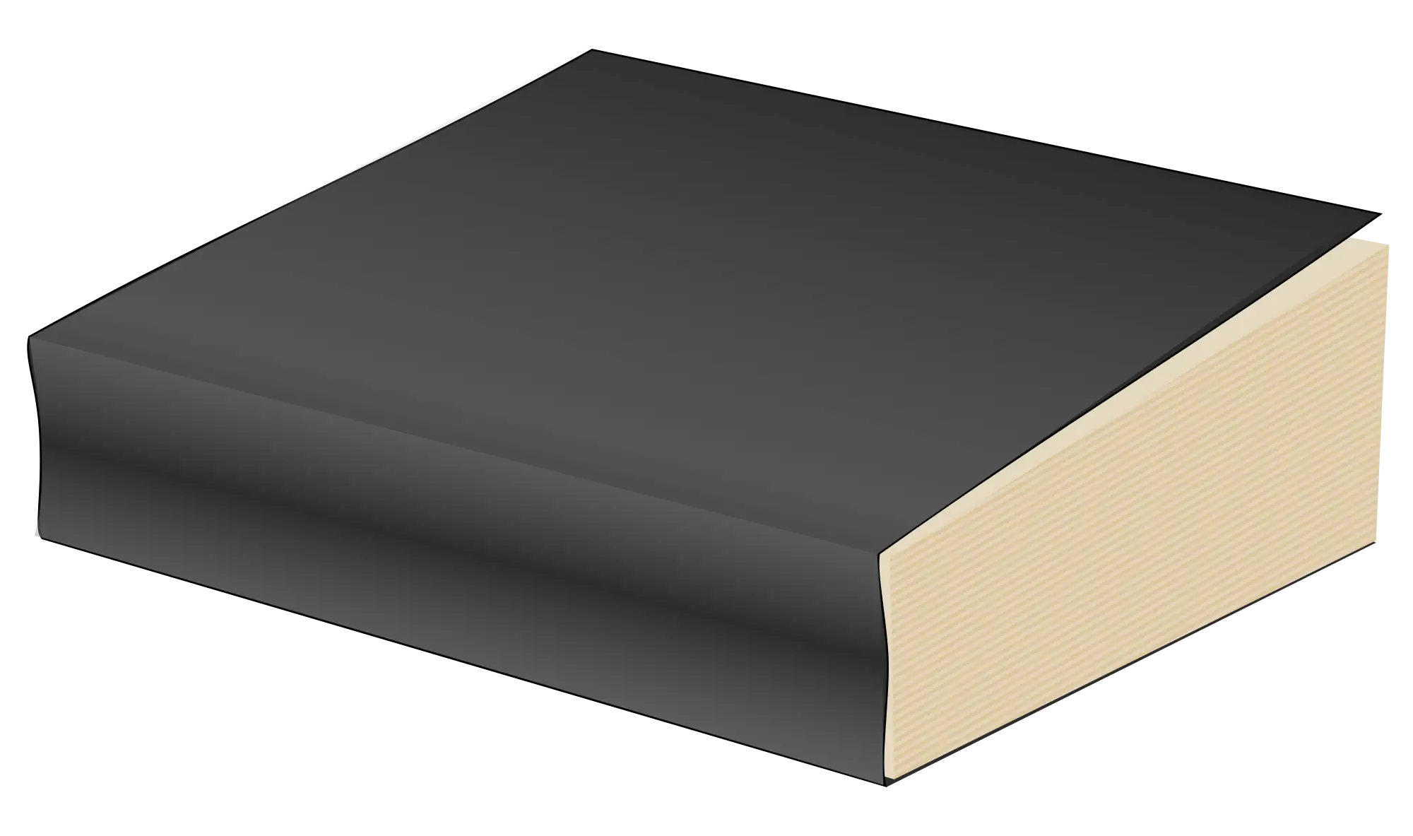 Black Covered Book