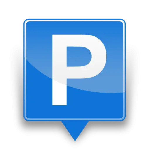 Blue Parking Sign
