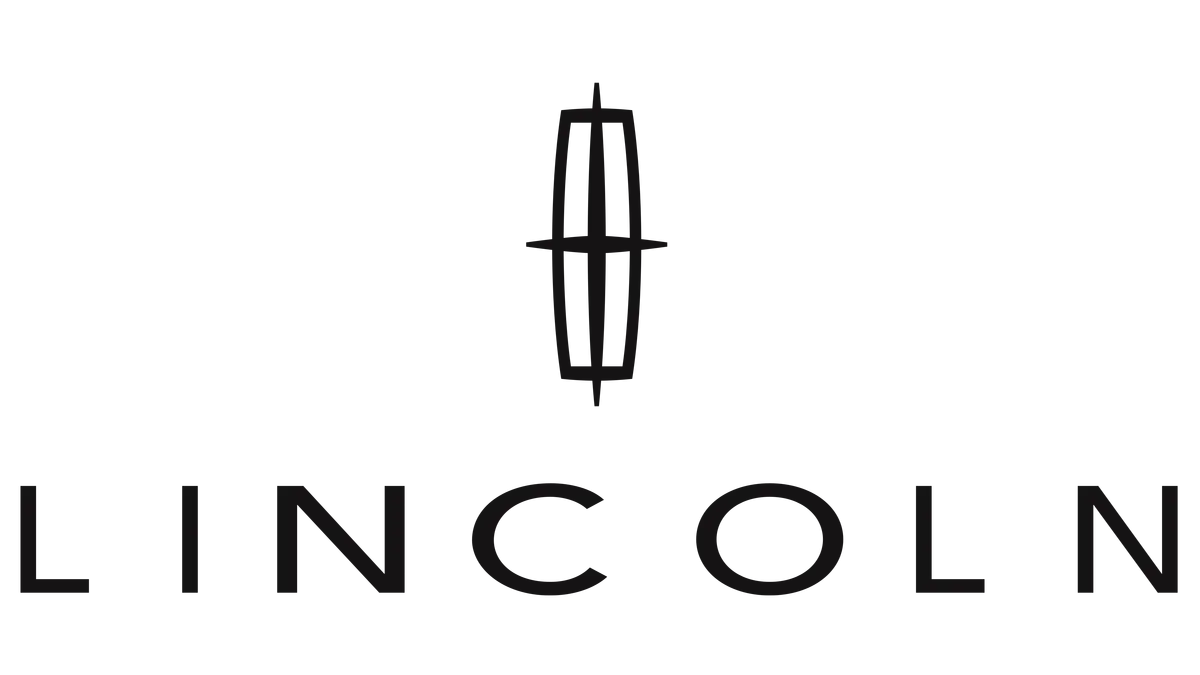 Lincoln Car Logo in Monochrome Style