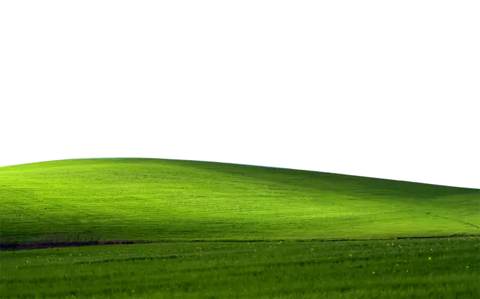 Peaceful Green Hill Scenery