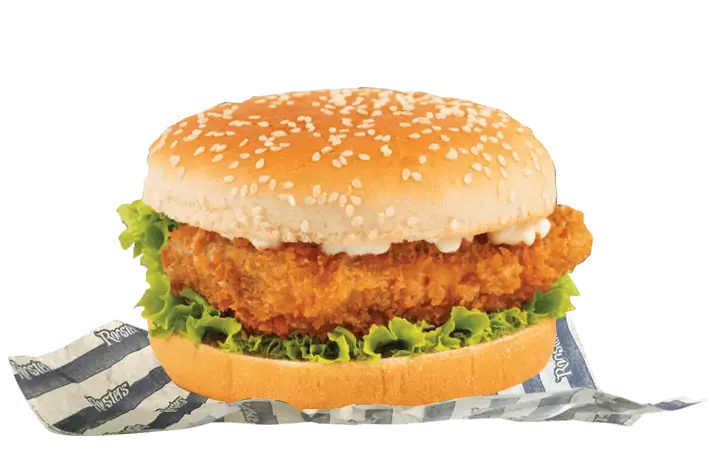 Crispy Chicken Sandwich with Lettuce