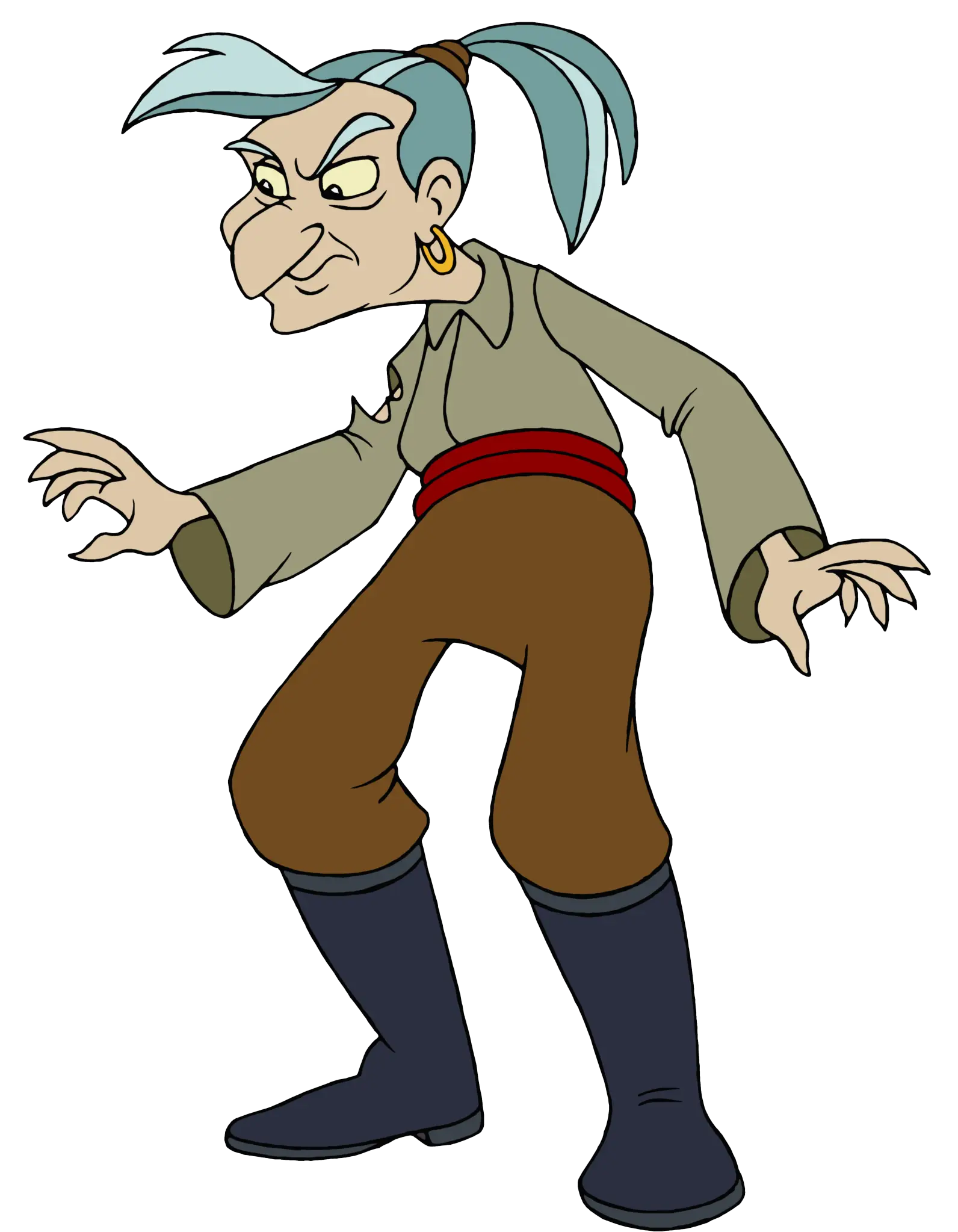 Cartoon Design of Old Character