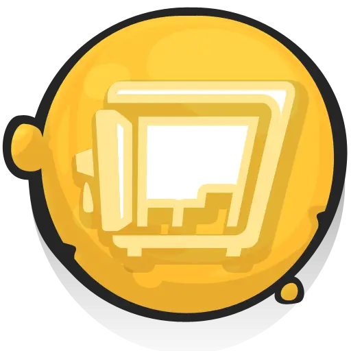 Shiny Golden Coin Icon for Finance Theme