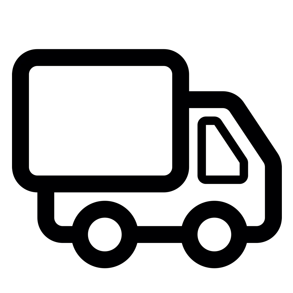 Minimalist Delivery Truck Icon