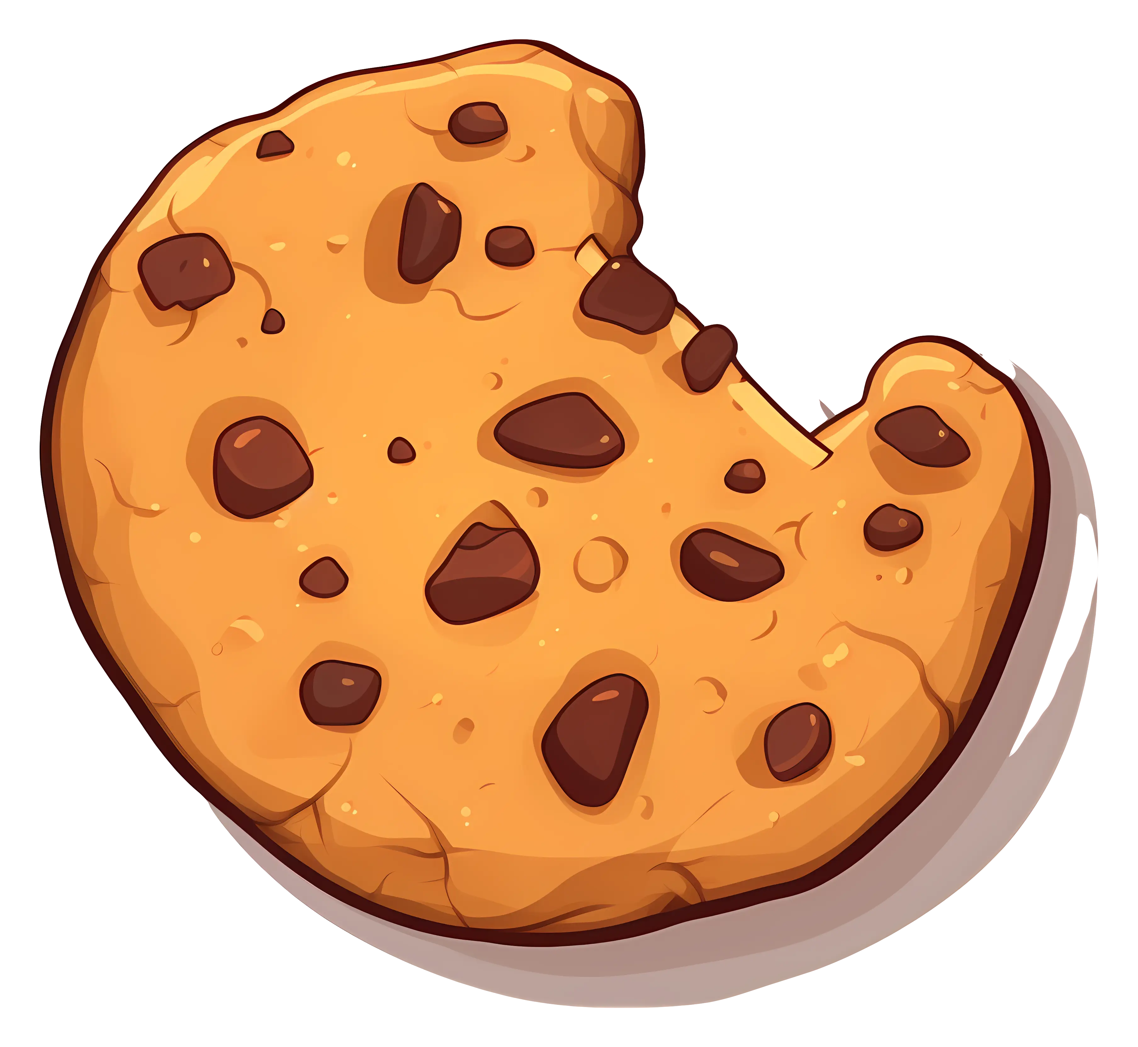 Chocolate Chip Cookie Illustration