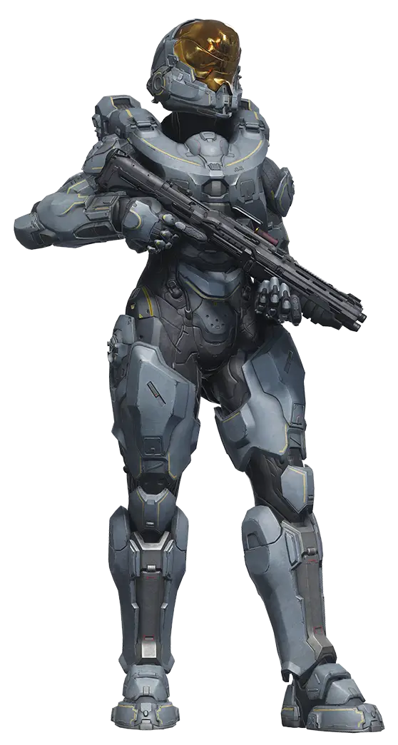 Futuristic Soldier in Advanced Armor