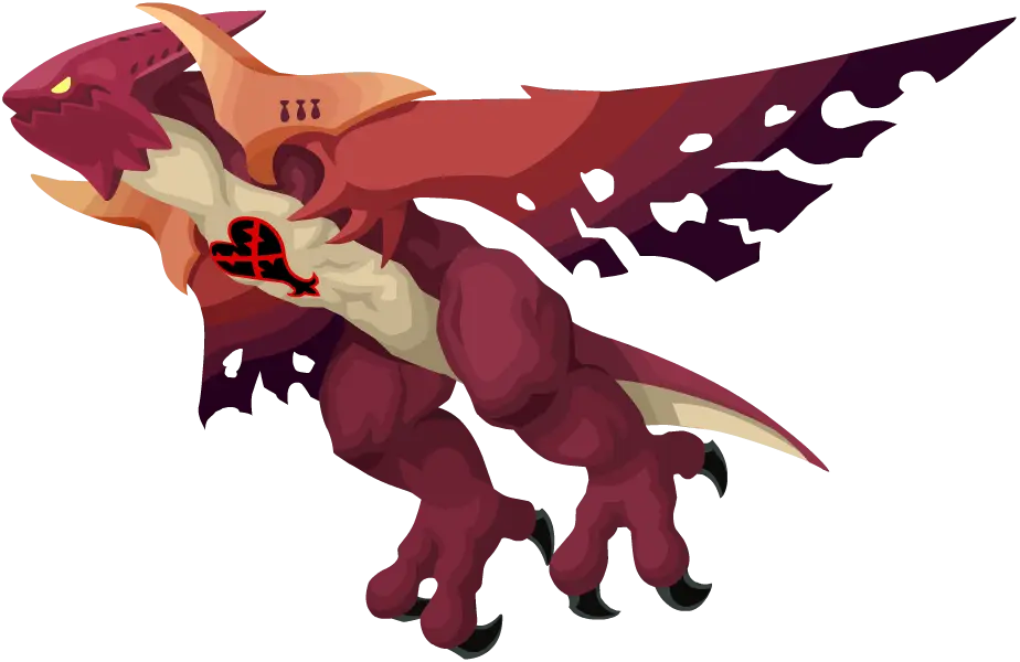 Fantasy Dragon Creature With Wings