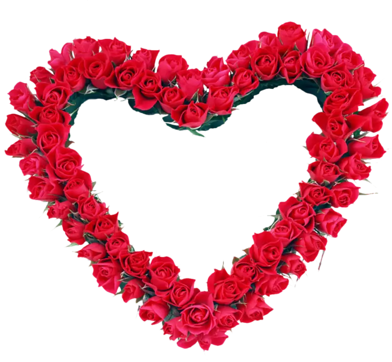 Heart-Shaped Red Rose Wreath
