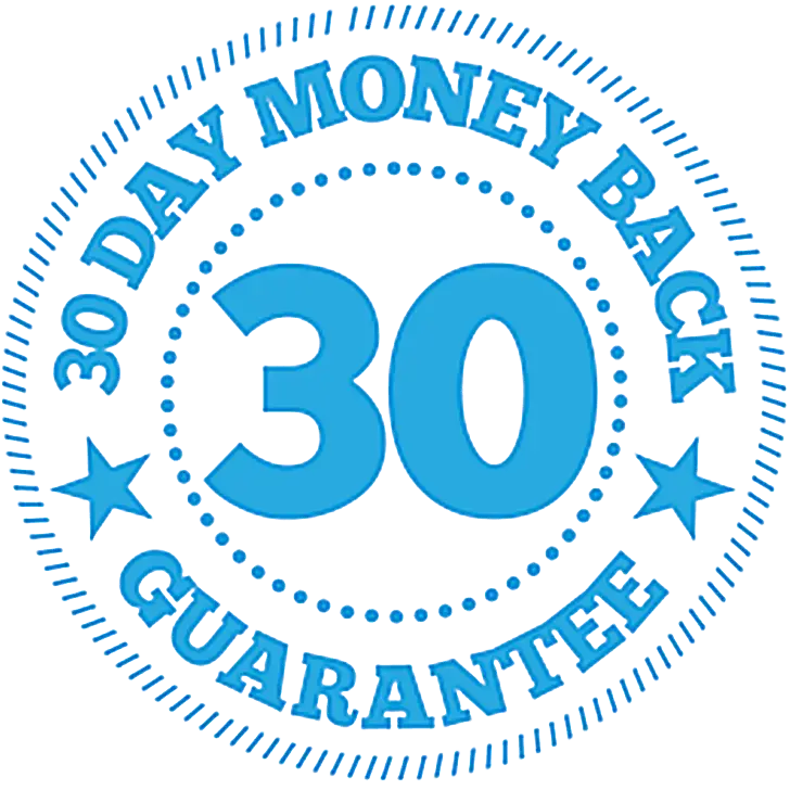 30 Day Money Back Guarantee Seal