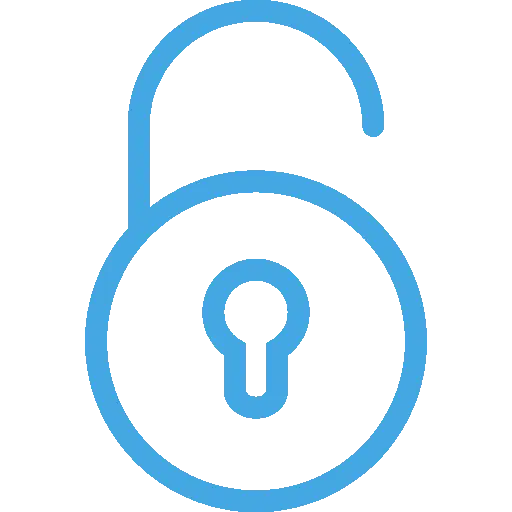 Unlocked Padlock Security Icon
