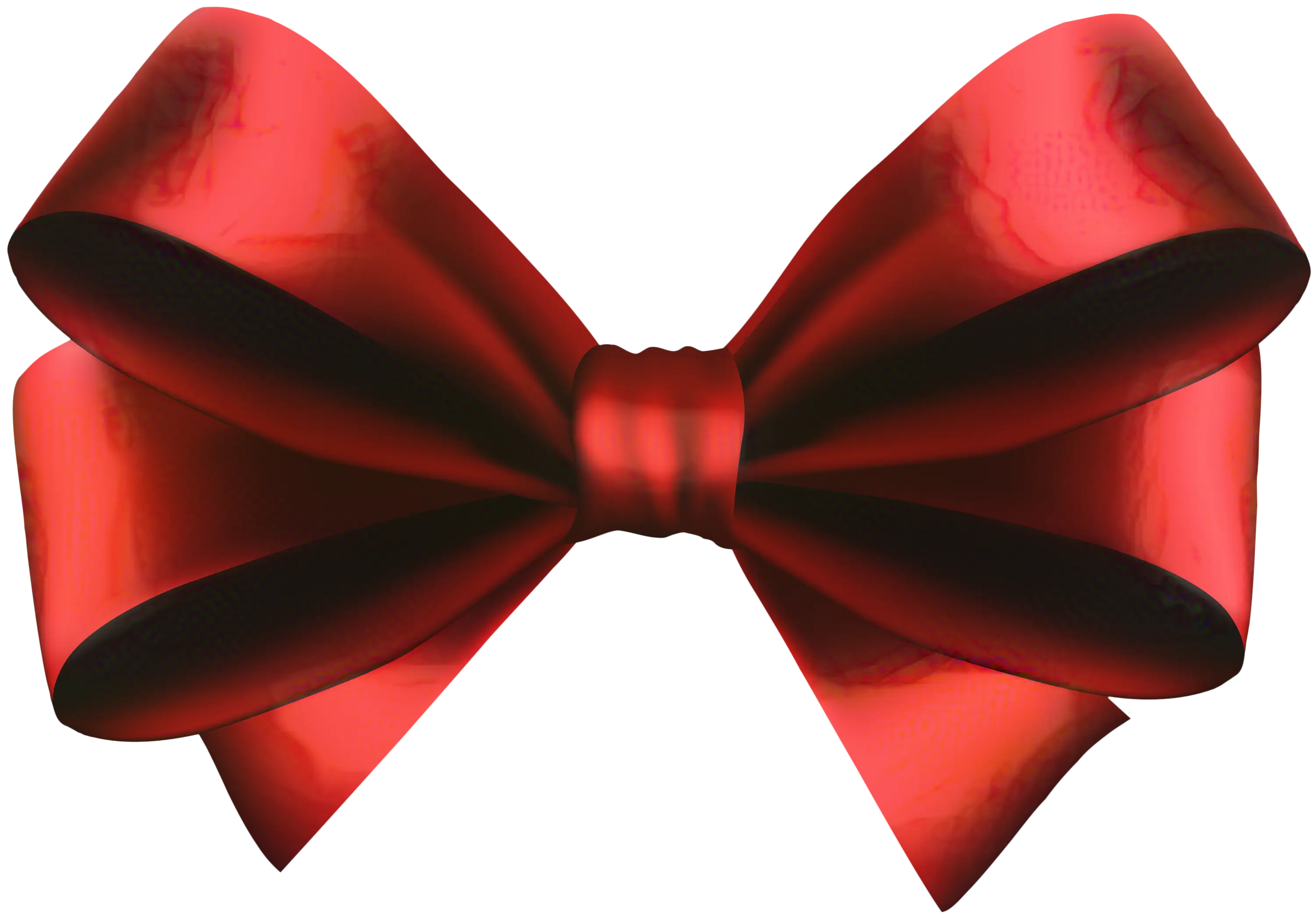 Red Ribbon Bow for Gift Wrapping
