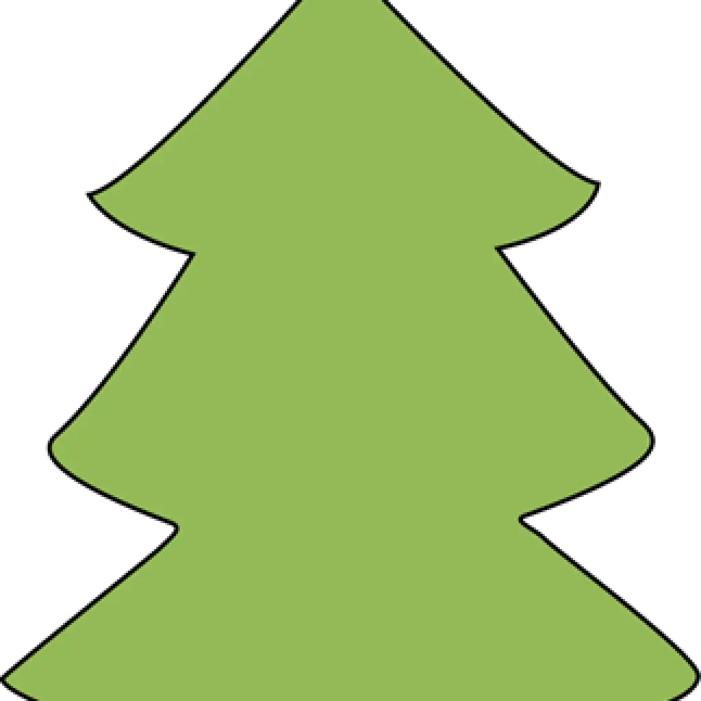 Green Christmas Tree Illustration