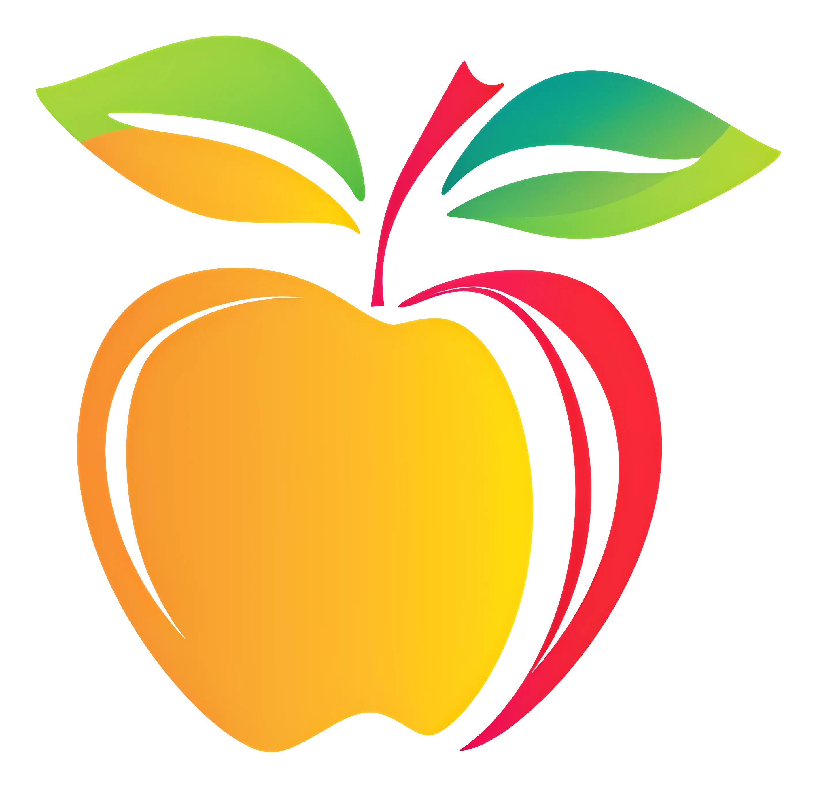 Colorful Apple Illustration