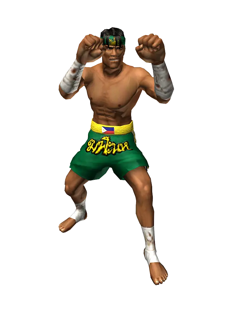 Muay Thai fighter character