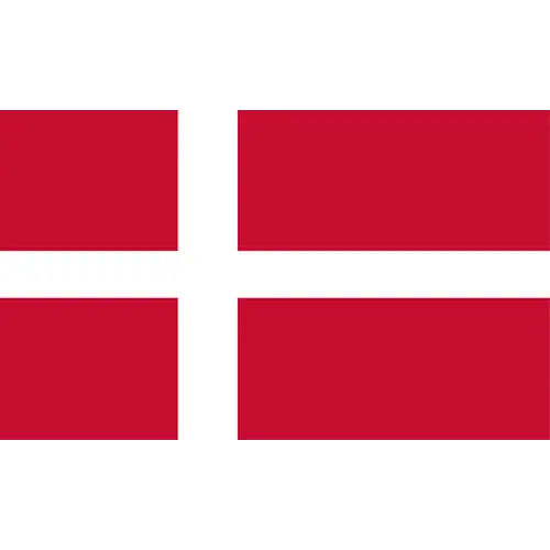 Flag of Denmark with Nordic Cross