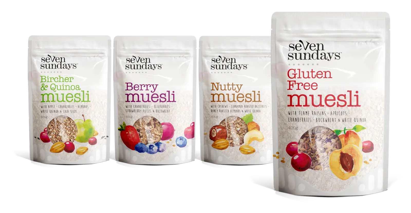 Variety of Muesli Packages