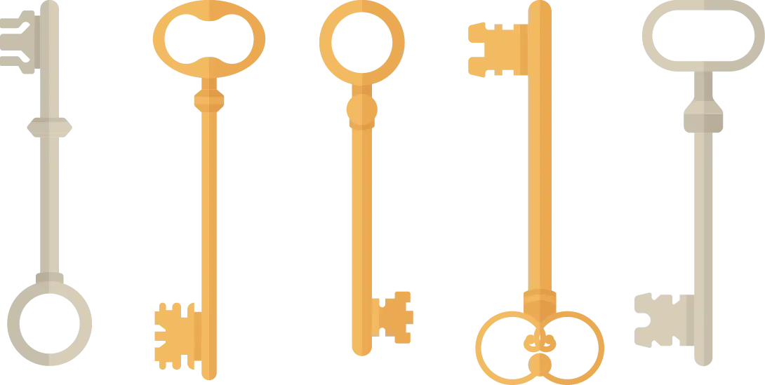 Collection of Vintage Keys