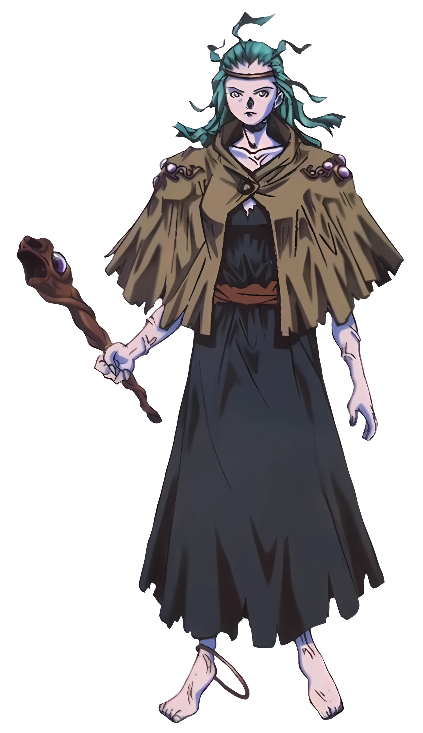 Mystical Character with Staff