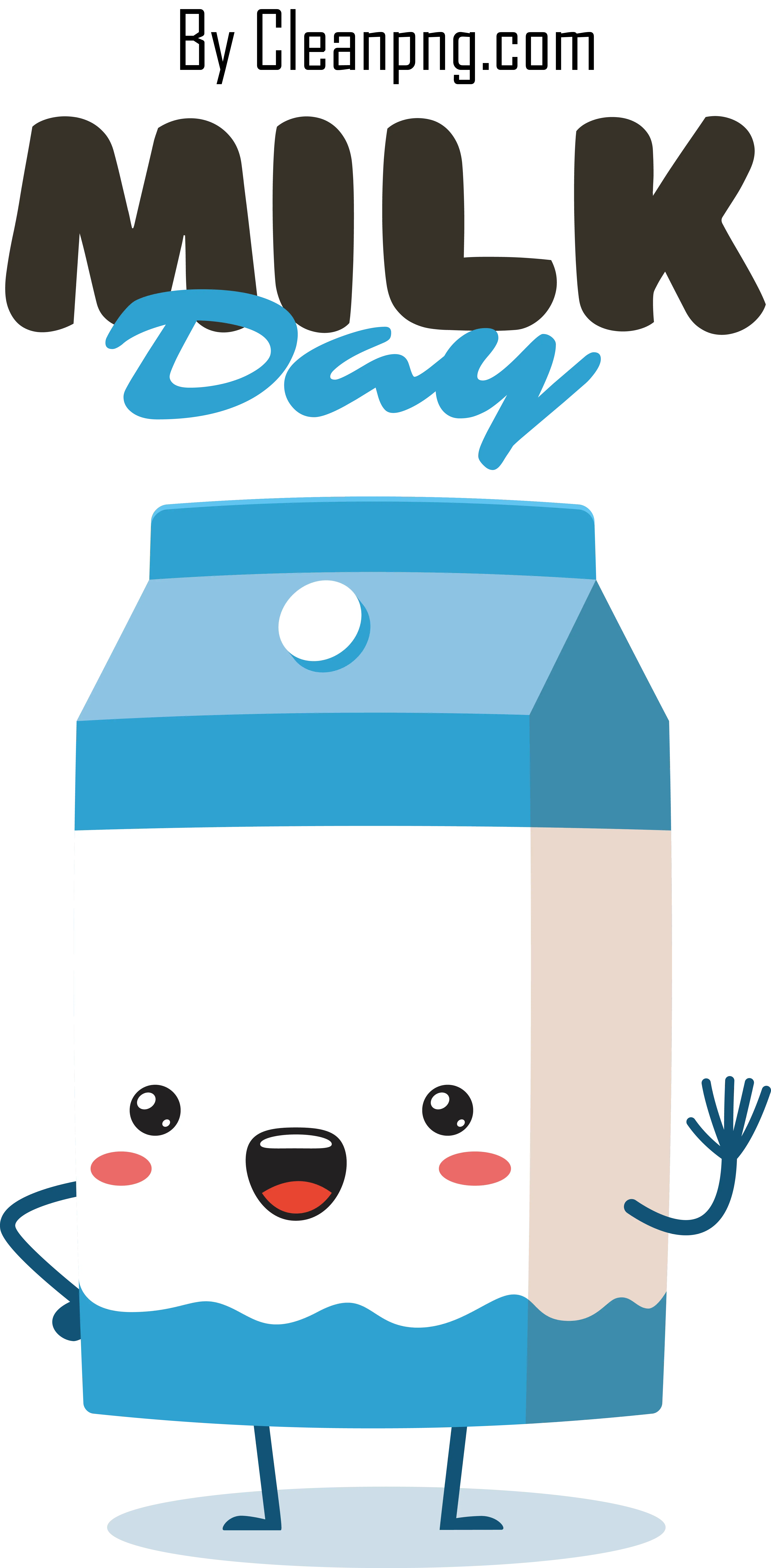 Adorable Milk Carton Character for Milk Day Celebration