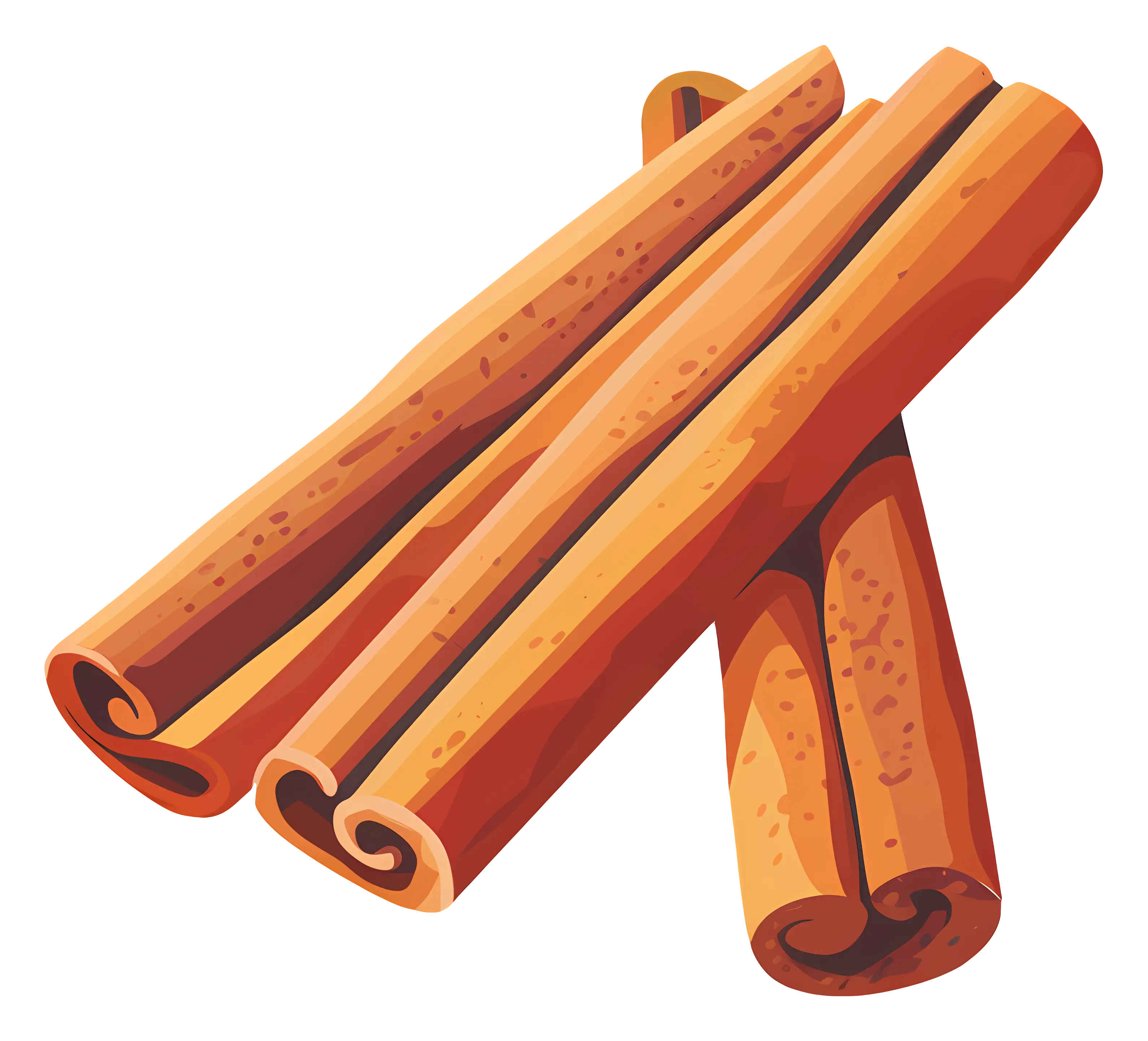 Illustrated Cinnamon Sticks
