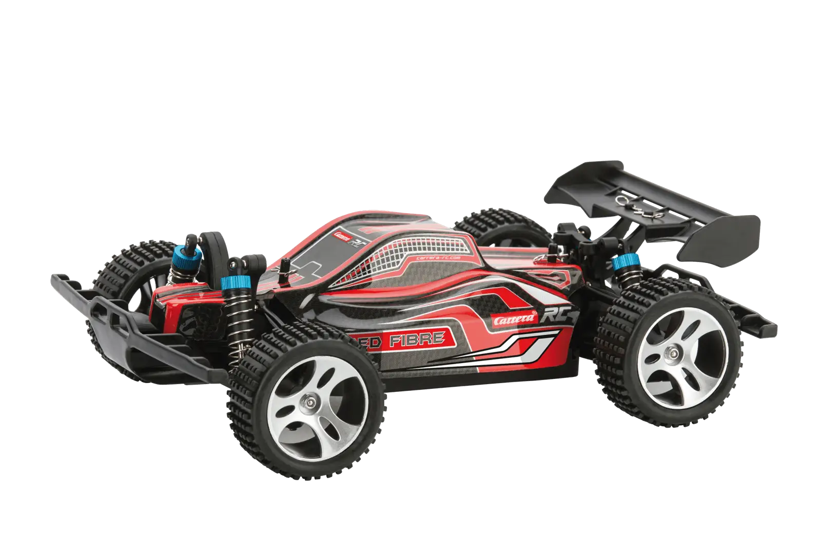 Red and Black Toy Racing Car with Tires
