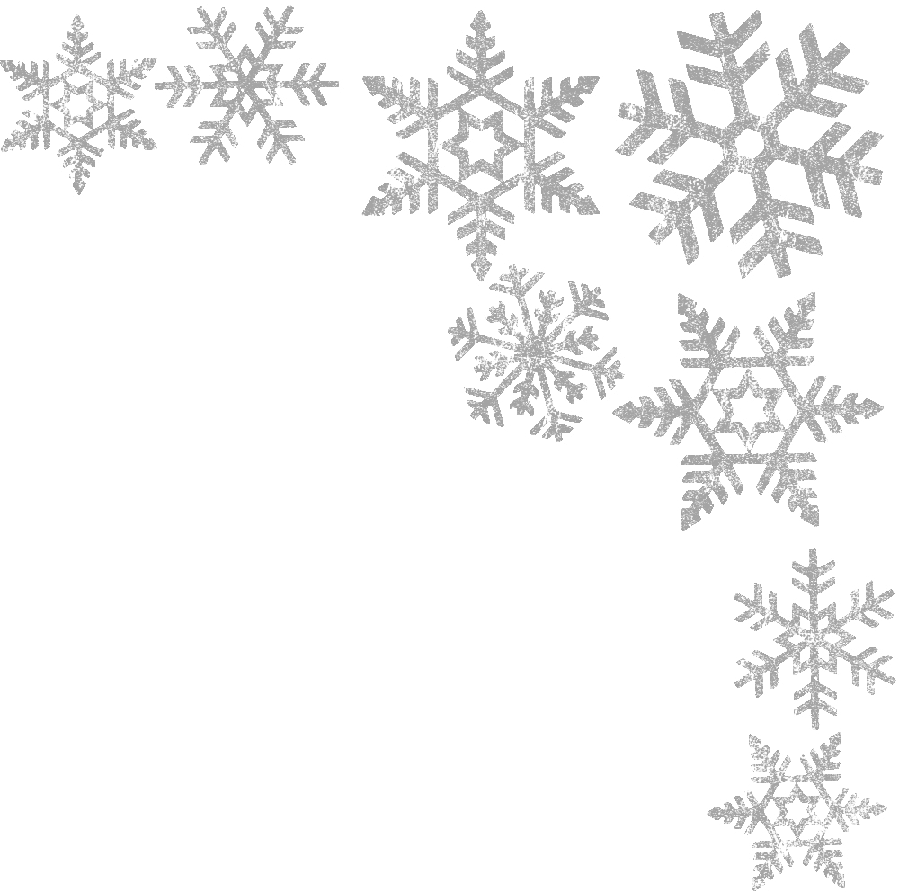 Silver Snowflake Design for the Holidays