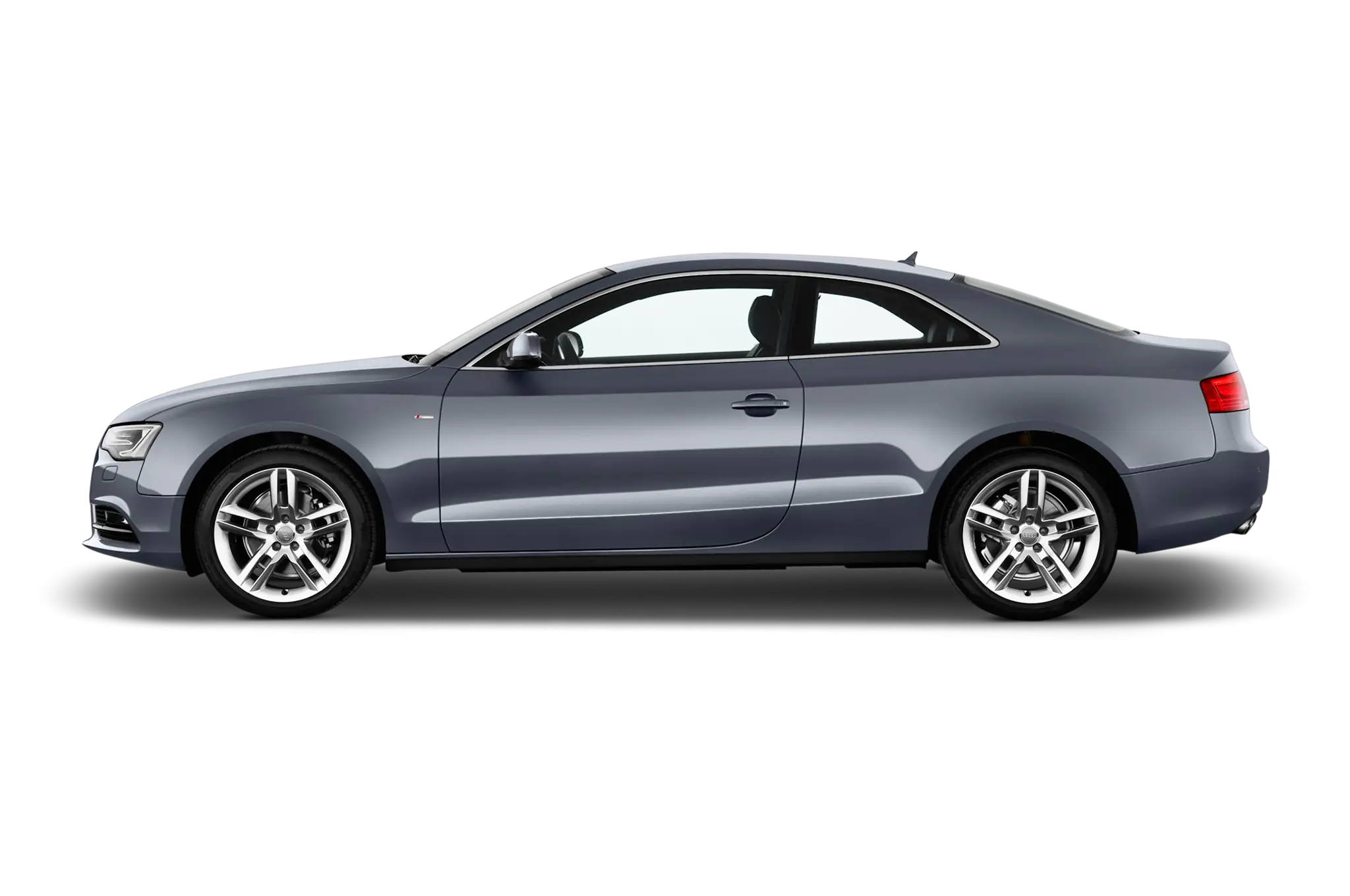 Stylish Gray Coupe Car