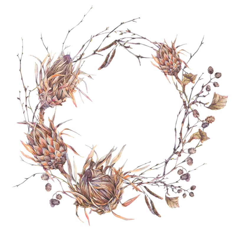 Beautiful Floral Wreath