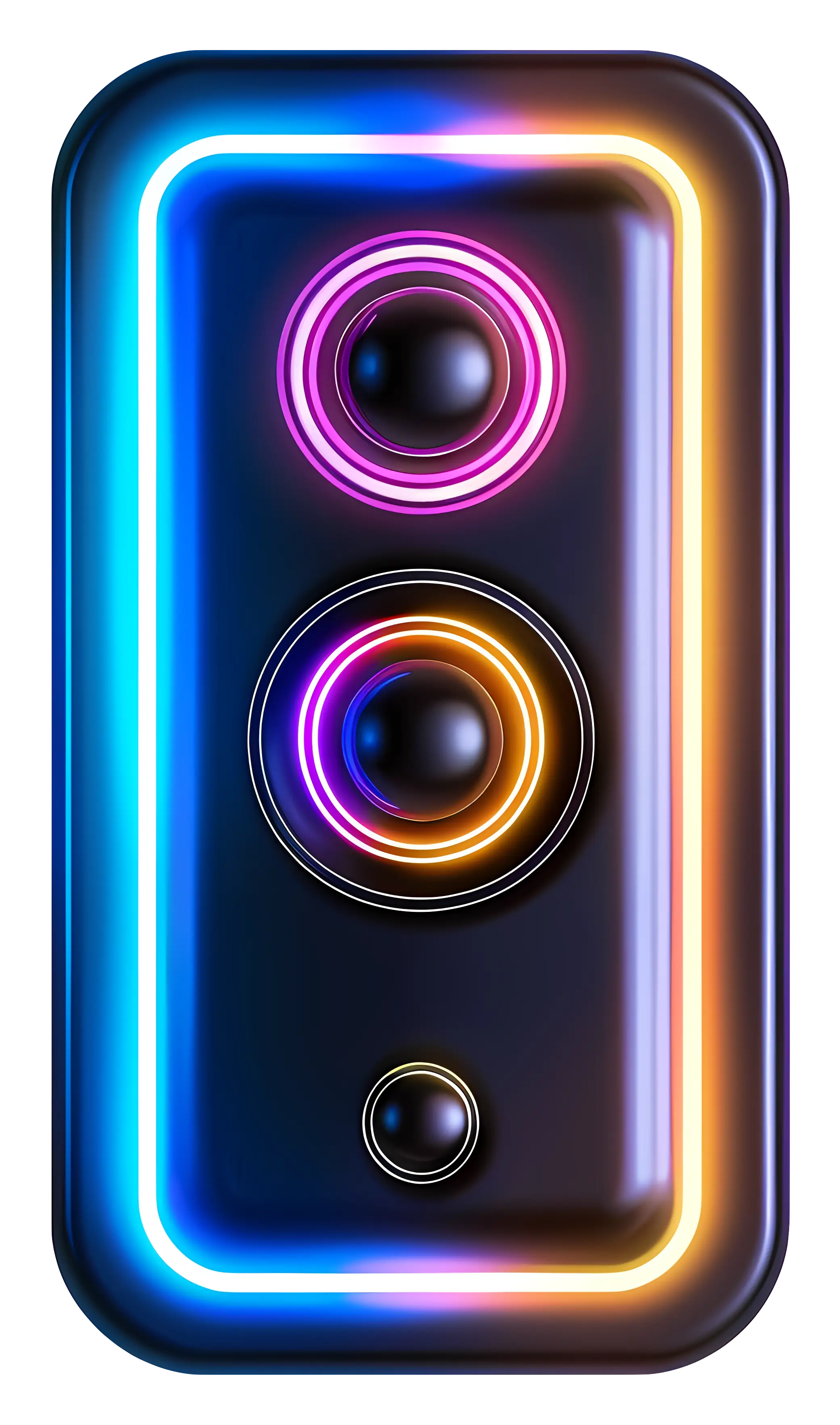Colorful Neon Speaker for Music