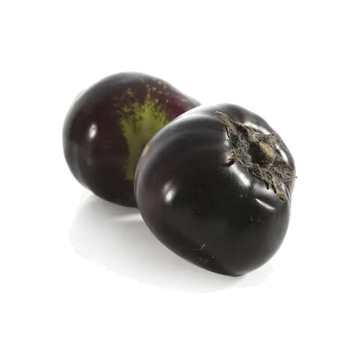 Fresh Purple Eggplants