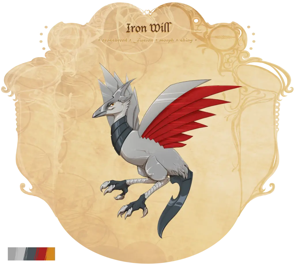 Iron Will Fantasy Bird Illustration