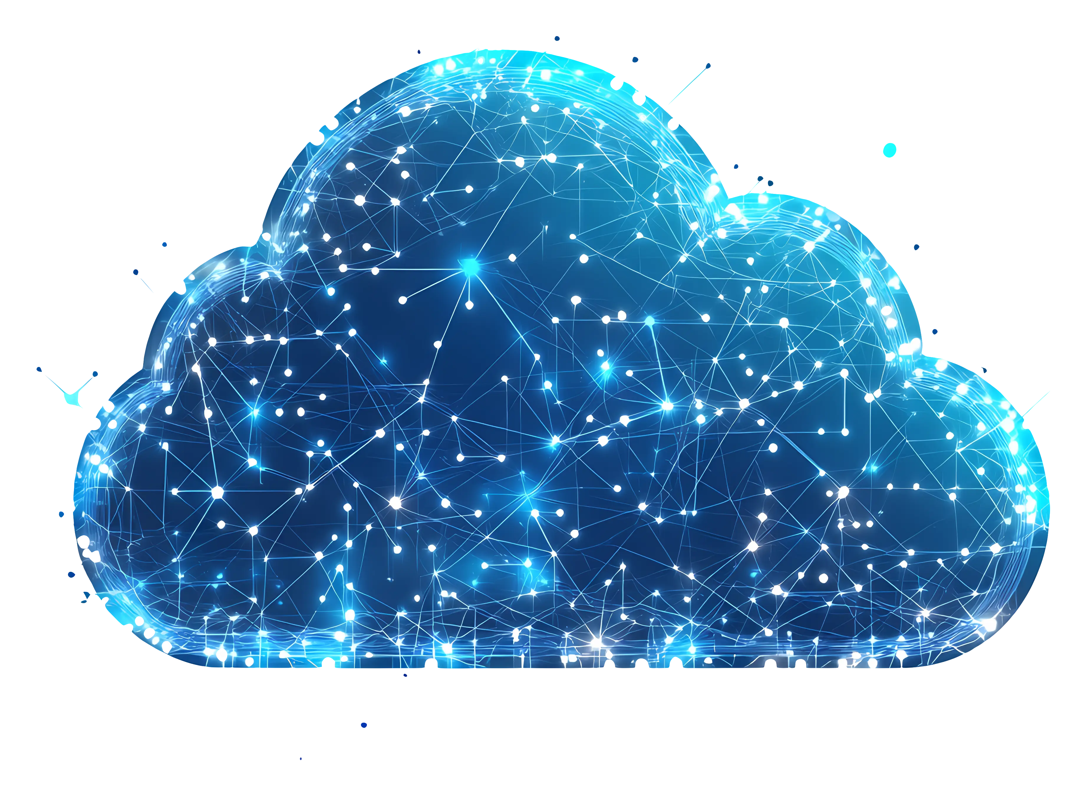 Digital Cloud with Network Connections