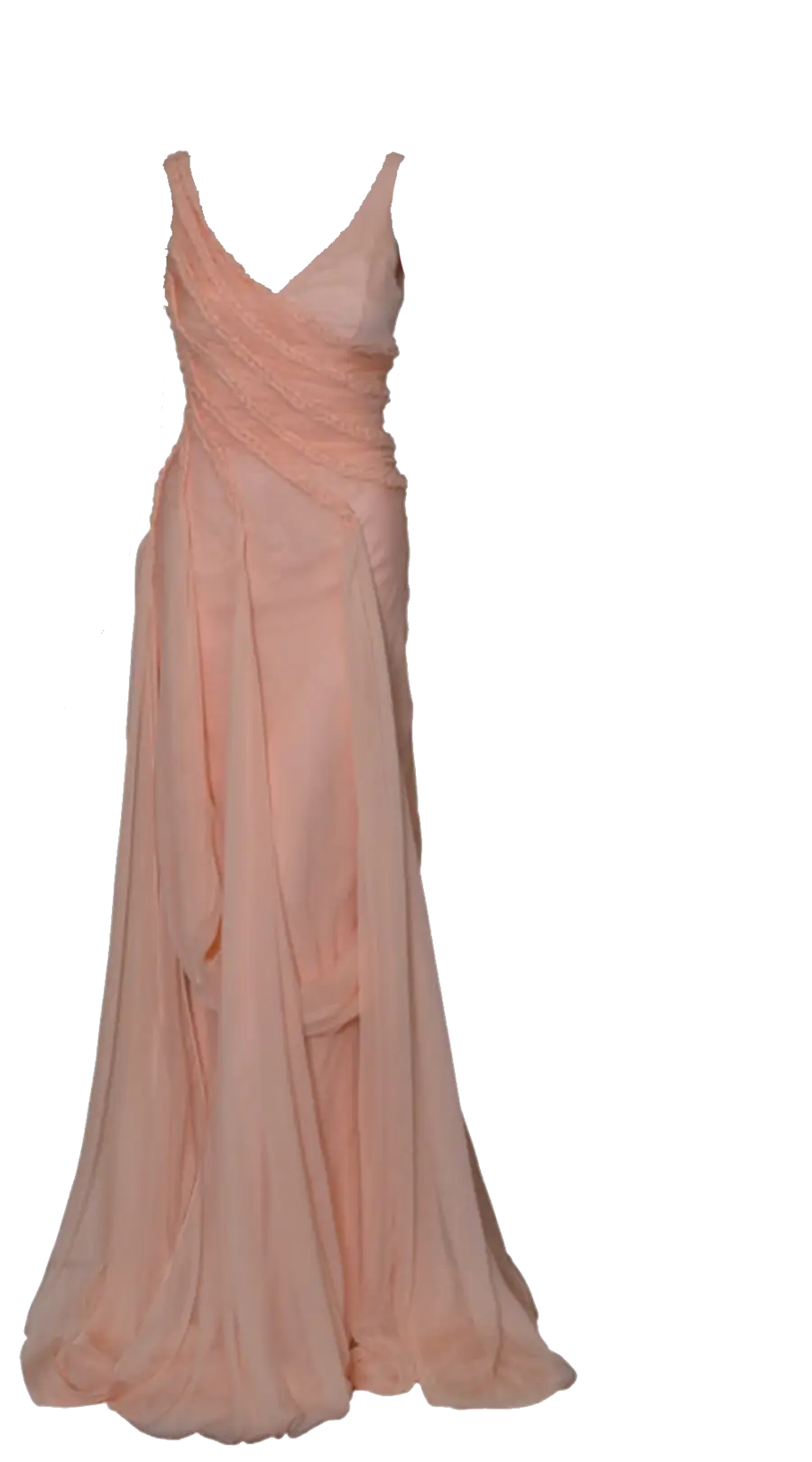 Elegant Peach Dress