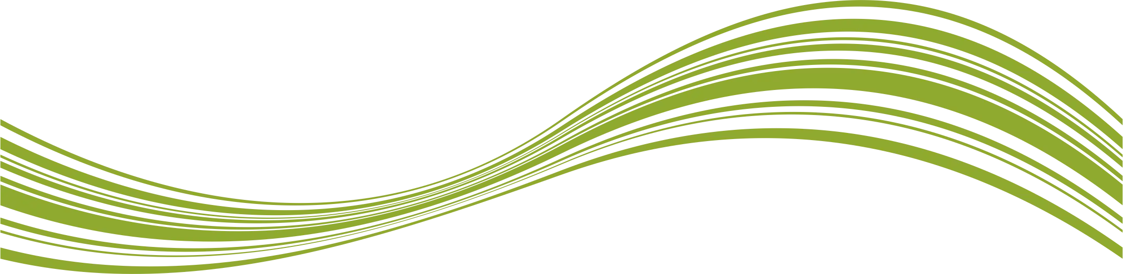 Abstract Green Curvy Lines Design