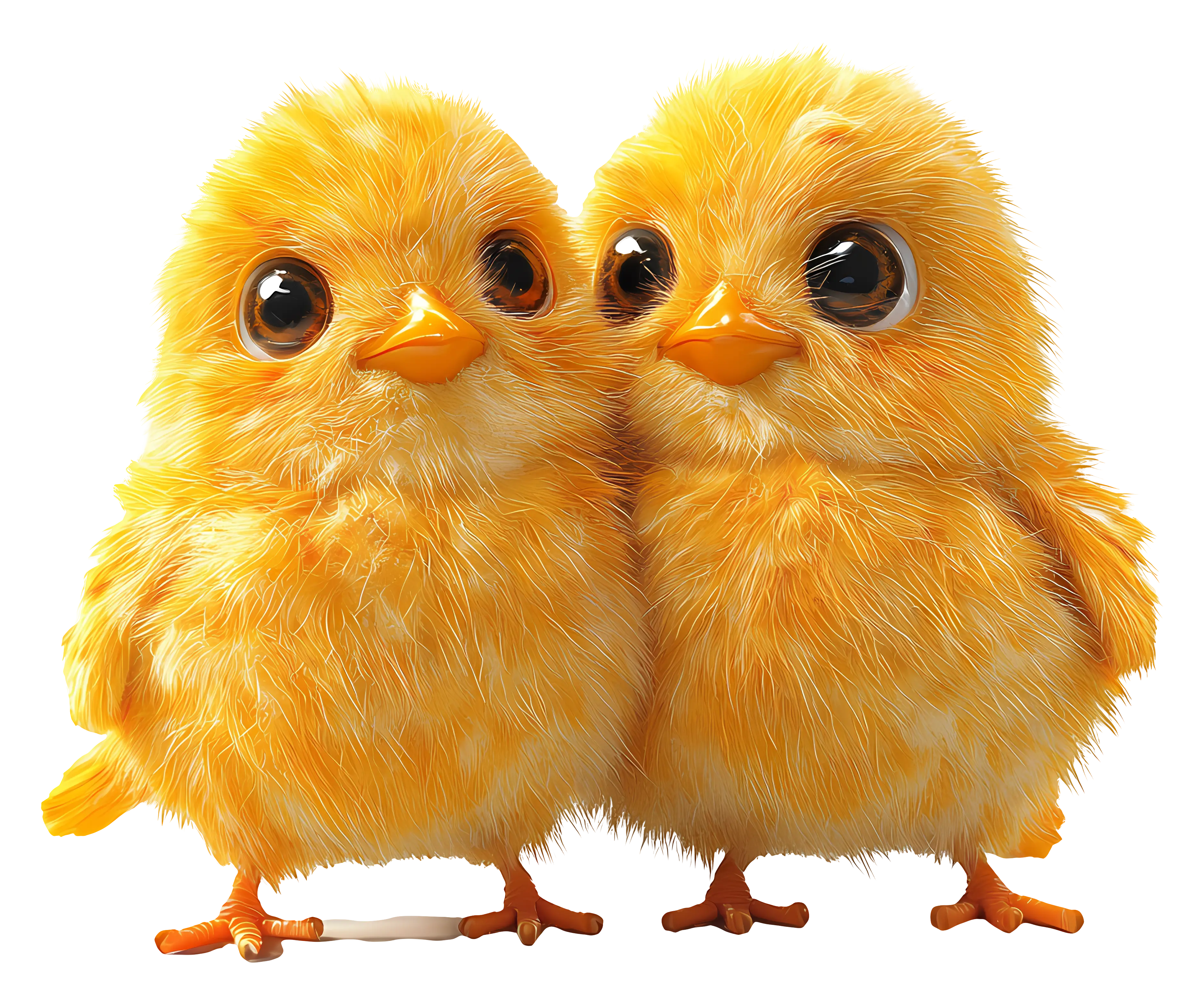 Cute Fluffy Chicks