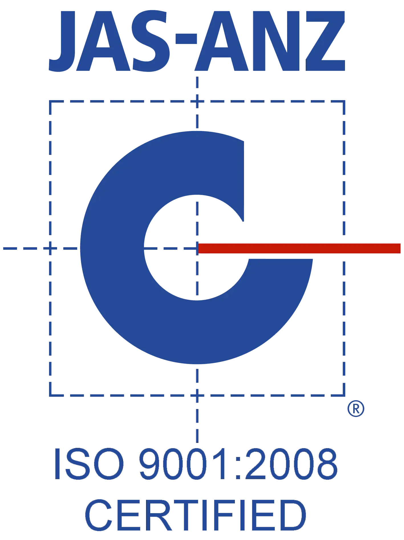 ISO Certified JAS-ANZ Logo