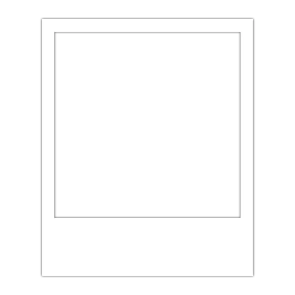 White Polaroid Photo Frame
