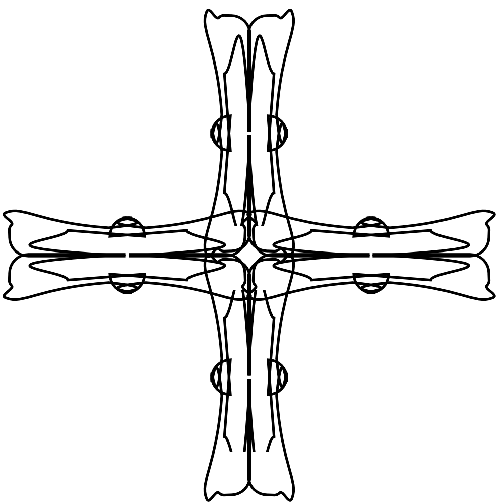 Minimal Crossbone Sketch Design