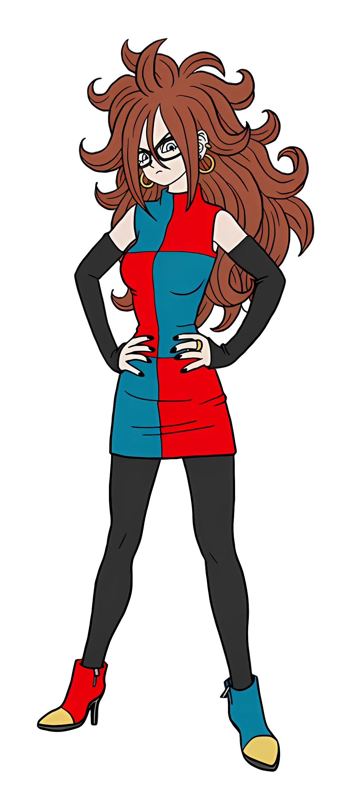 Stylish Colorful Character