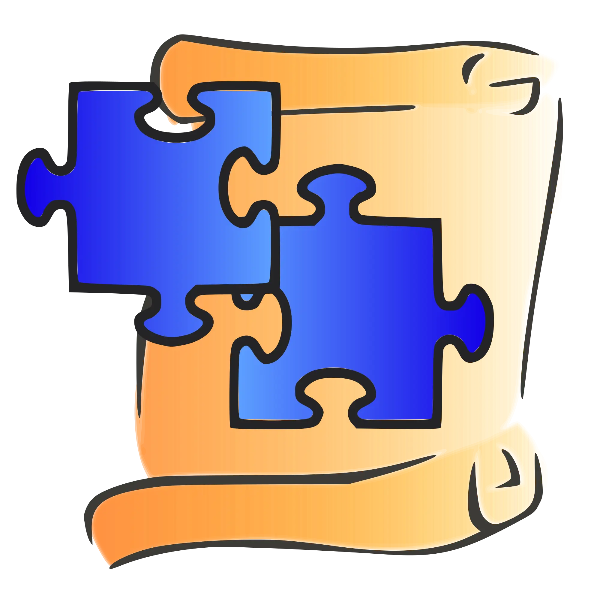 Graphic Illustration of Puzzle Pieces