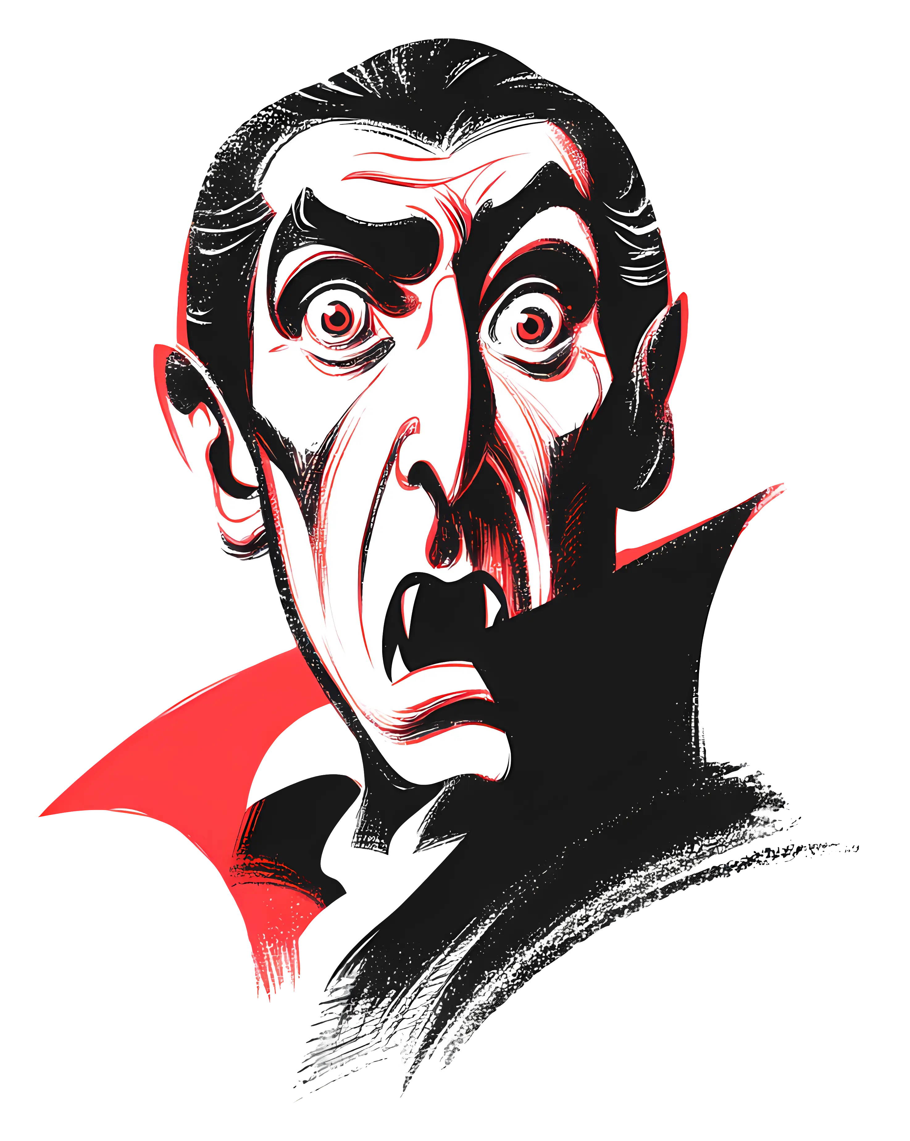 Vampire Cartoon Illustration
