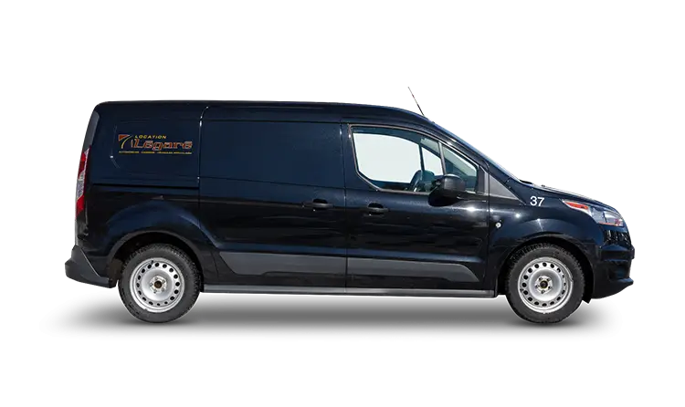 Black Delivery Van