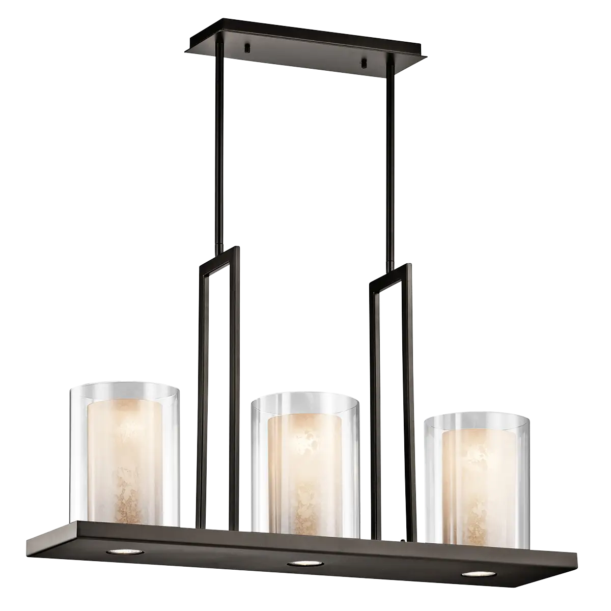 Modern Pendant Light with Glass Shades