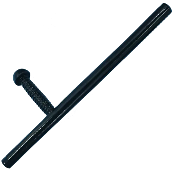 Black Police Baton Object