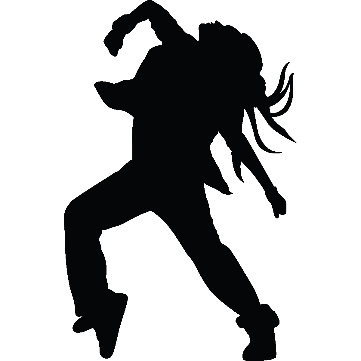Dramatic Dancing Silhouette