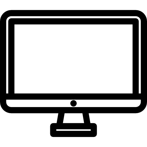 Computer Monitor Icon Design