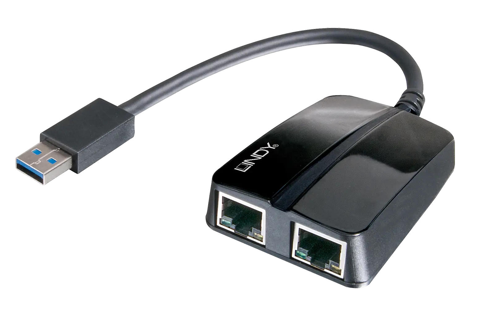 Ethernet Hub with USB Connector