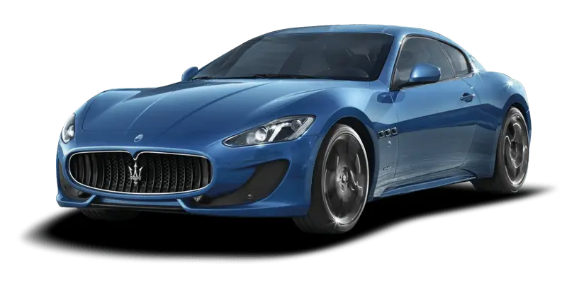 Blue Maserati Sports Car