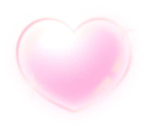 Glowing Pink Heart with Soft Edges